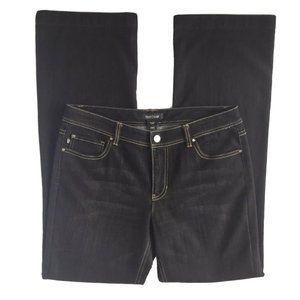 WHBM Blk Blanc Essential Bootcut Jeans Stretch 10R